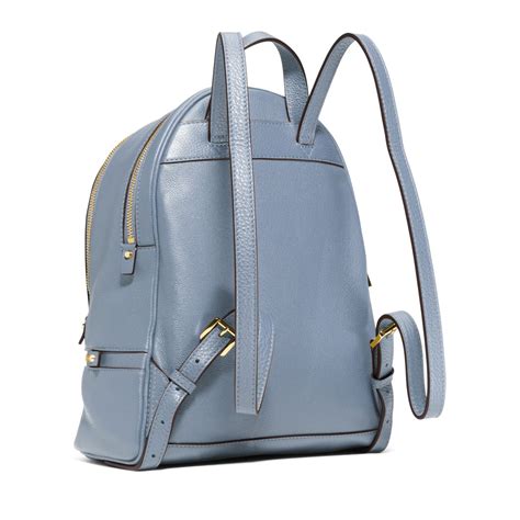 michael kors rhea pale blue backpack|Michael Kors rhea mini.